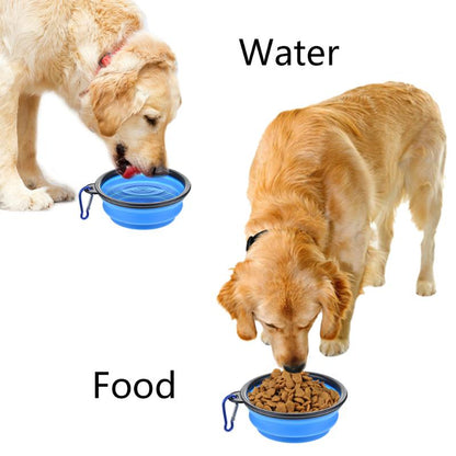 Mangeoire portative pliable pour chiens 2 em 1 – Comedouro e Bebedouro Portátil