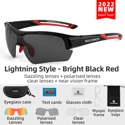 Gafas de sol RockBros Polarized Pro – Óculos polarizados con protección UV400 para ciclismo y carrera 
