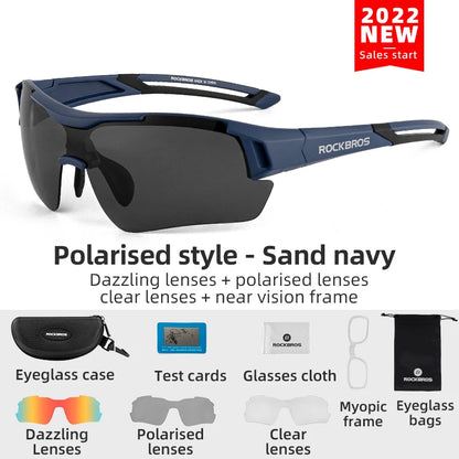 Gafas de sol RockBros Polarized Pro – Óculos polarizados con protección UV400 para ciclismo y carrera 