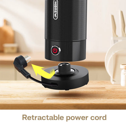 HiBREW FrotherPro M1A: Espumador de leche automático para capuchinos, lattes y chocolate quente