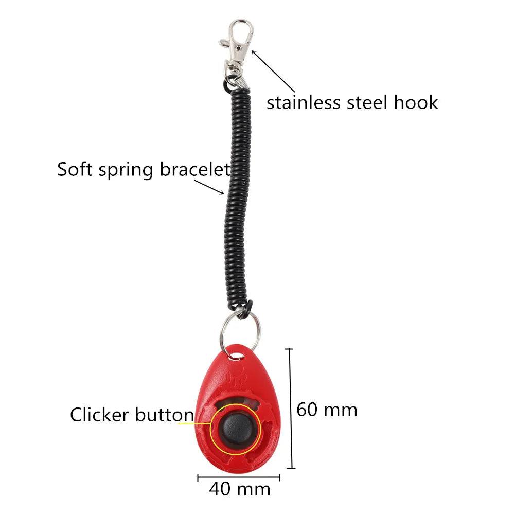 Clicker de Treinamento Ajustado para Mascotas con Alça 