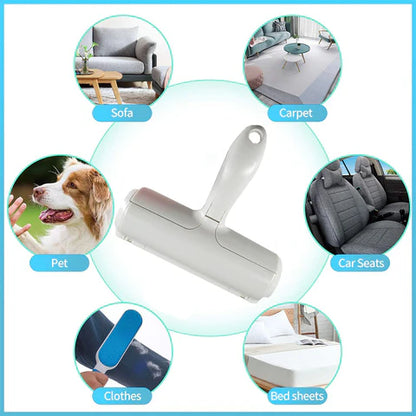 Removedor de Pelos Reutilizável para Pets - Limpeza Sustentável 