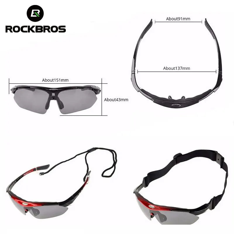 Gafas de sol RockBros Polarized Pro – Óculos polarizados con protección UV400 para ciclismo y carrera 