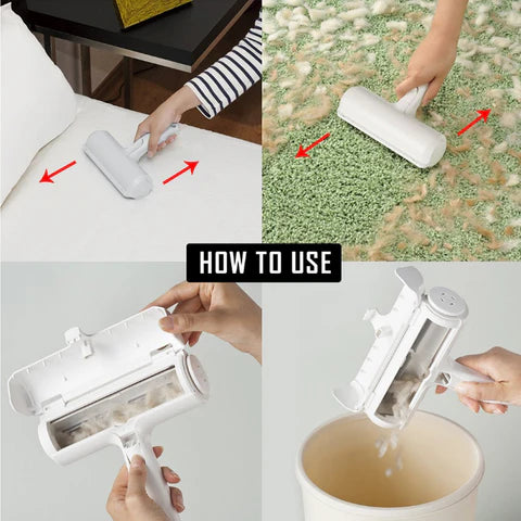 Removedor de Pelos Reutilizável para Pets - Limpeza Sustentável 