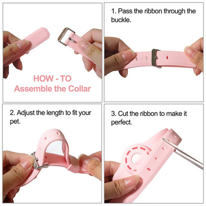 Coleira Ajustável com AirTag para Chats e Cachorros | Rastreamento 