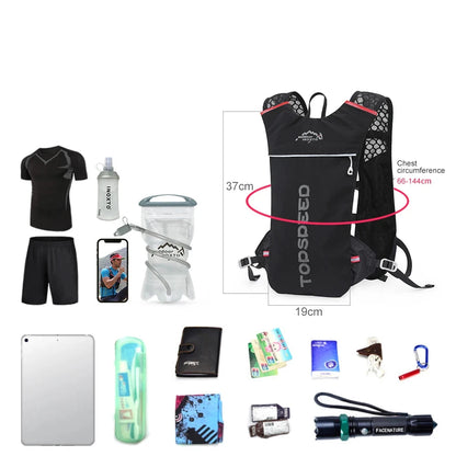 Mochila de Hidratação Ultra Leve Inoxto – Idéal pour la Corrida et les Trilhas 