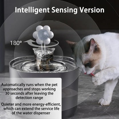 Fontaine pour animaux PureFlow – Bébé automatique silencieux avec filtre pour chats et chiens 