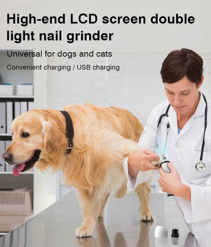 PawElegance Nail Grinder: Electric Trimmer with LED - FREE SHIPPING