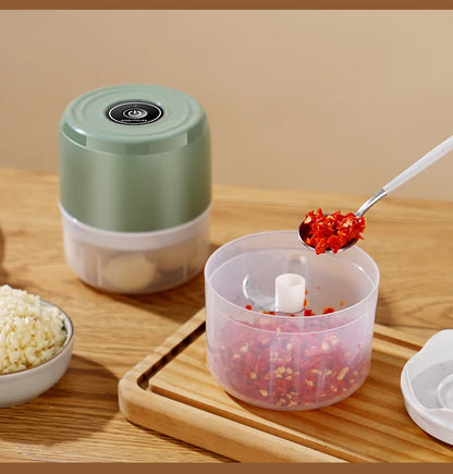 Mini Processador Elétrico USB para Alimentos – Compacto, Portátil y Fácil de Usar
