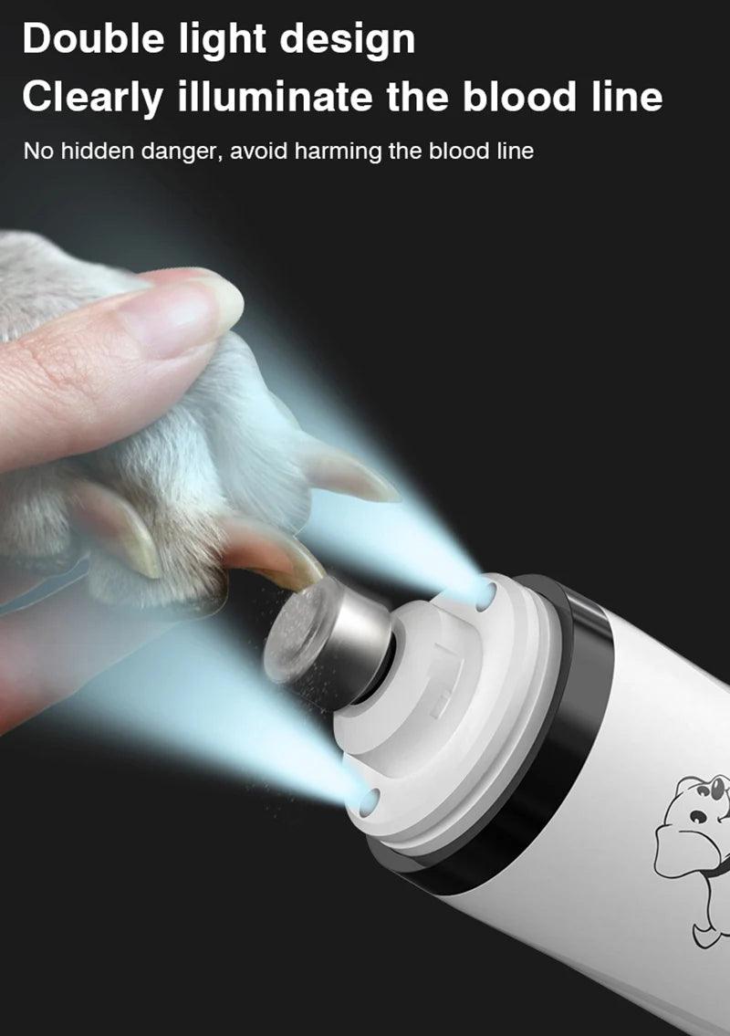 PawElegance Nail Grinder: Electric Trimmer with LED - FREE SHIPPING