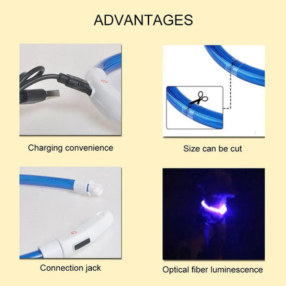 GlowGuard LED Pet Collar