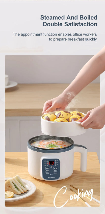 Panela de Arroz Elétrica Antiaderente 1-2 Pessoas Compacta - GRATIS GRATIS