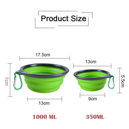 Mangeoire portative pliable pour chiens 2 em 1 – Comedouro e Bebedouro Portátil