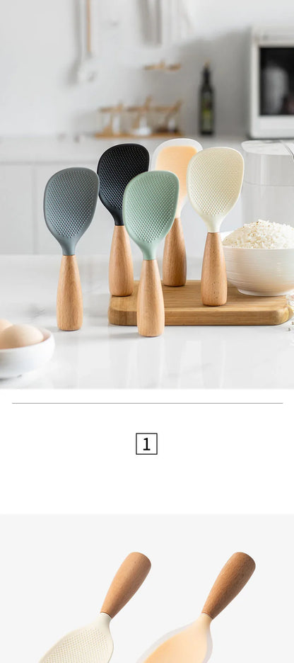 Non-Stick and Anti-Scalding Cooking Spoon - Safety and Practicality