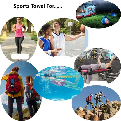 Toalha de Secagem Rápida TurboDry Sports - Confort et praticité pour les athlètes et les aventuriers
