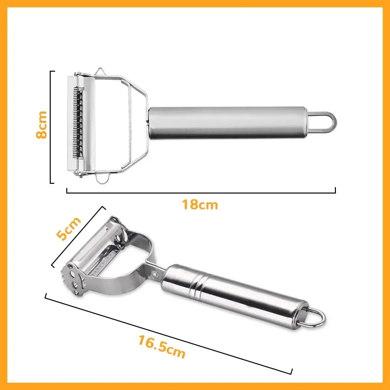 MultiPeel Pro - Descascador de legumbres y frutas en agua inoxidable | Practicade na Cozinha