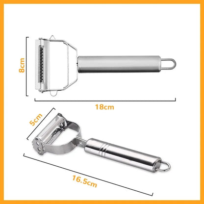 MultiPeel Pro - Descascador de legumbres y frutas en agua inoxidable | Practicade na Cozinha