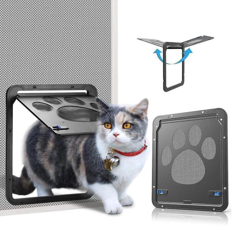 Serrure magique pour chatière - Porta Segura para Cães e Gatos Fácil de Usar