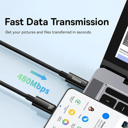Chargeur rapide pour iPhone, MacBook et Samsung - Baseus Thunder Charge USB-C 240W