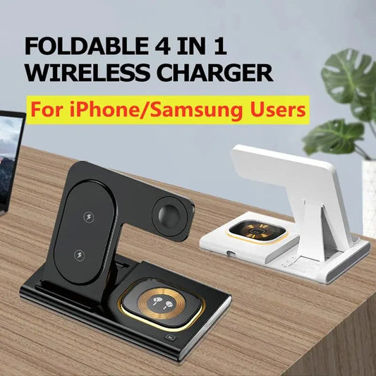 Carregador Sem Fio 3 en 1 PowerSync - Rapide et Organisé