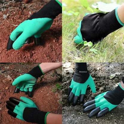 Luvas de Jardinagem com Garras Integradas - Escavação et Plantio Fácil | Protection et confort 
