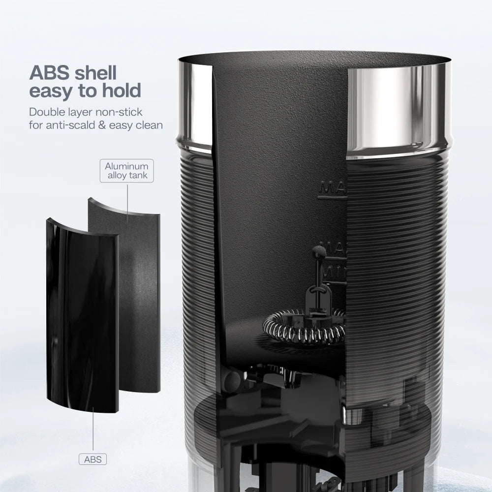 HiBREW FrotherPro M1A: Espumador de leche automático para capuchinos, lattes y chocolate quente