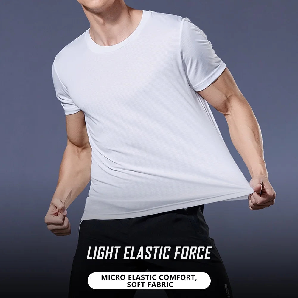 Camiseta Masculina Performance QuickFit Dry – Confort et style pour les activités physiques