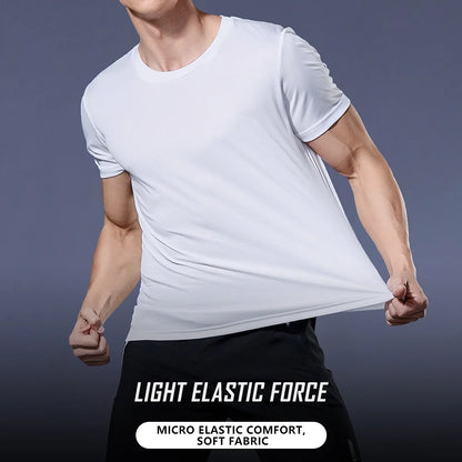 Camiseta Masculina Performance QuickFit Dry – Confort et style pour les activités physiques