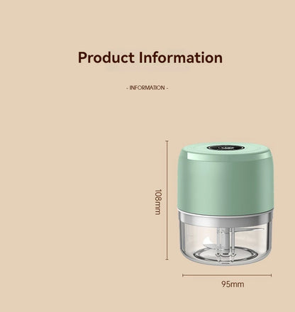 Mini Processador Elétrico USB para Alimentos – Compacto, Portátil y Fácil de Usar