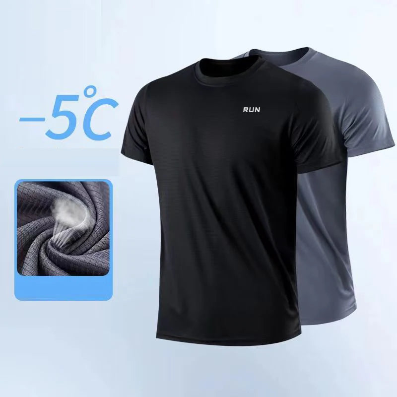 Camiseta Masculina Performance QuickFit Dry – Confort et style pour les activités physiques