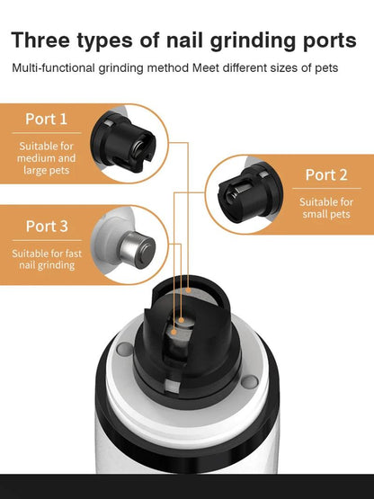PawElegance Nail Grinder: Electric Trimmer with LED - FREE SHIPPING