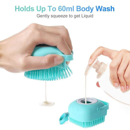 Brosse à shampooing pour animaux de compagnie PawsScrub