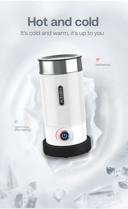 HiBREW FrotherPro M1A: Espumador de leche automático para capuchinos, lattes y chocolate quente