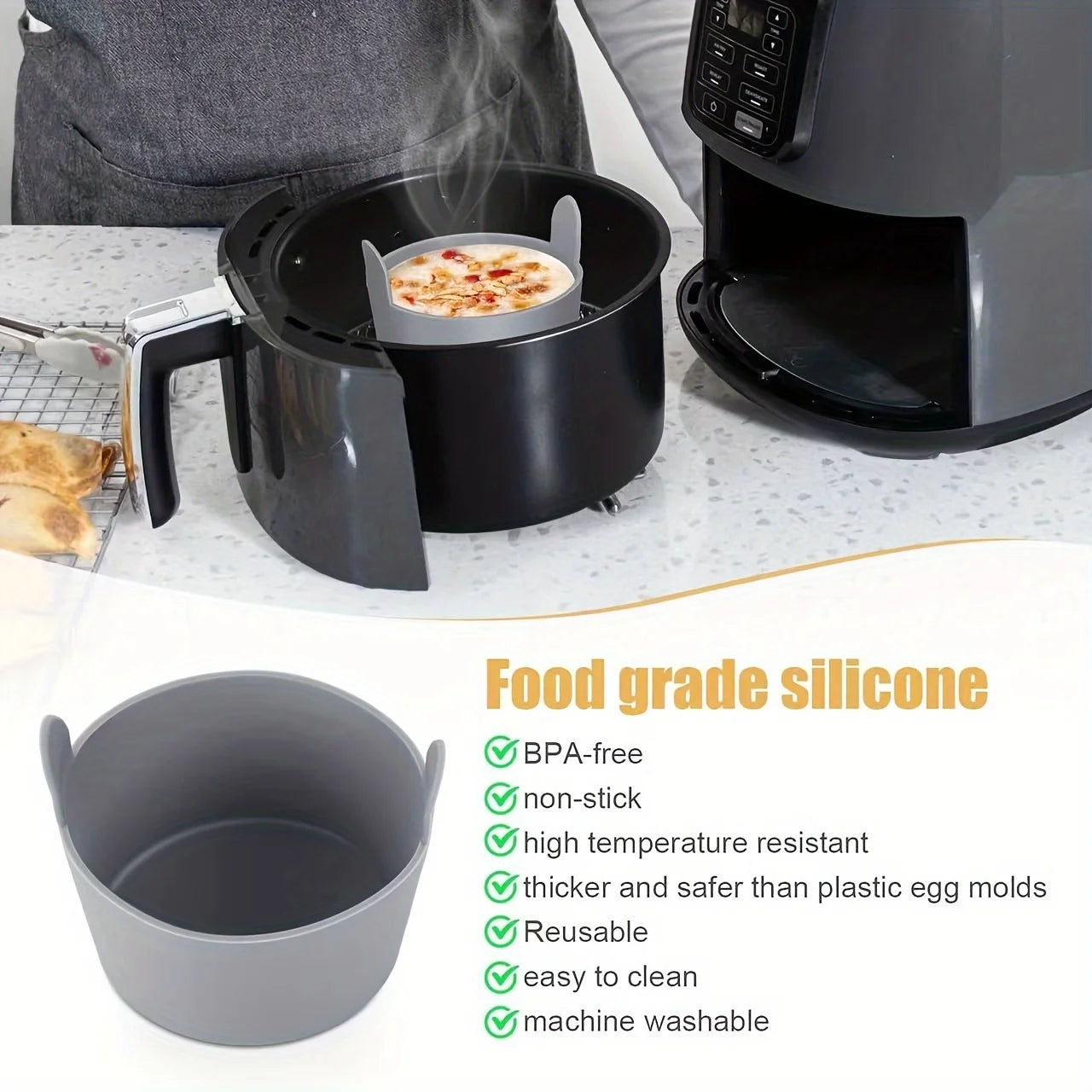 Molde de Silicona Versátil para Air Fryer y Forno - GRATIS GRATIS