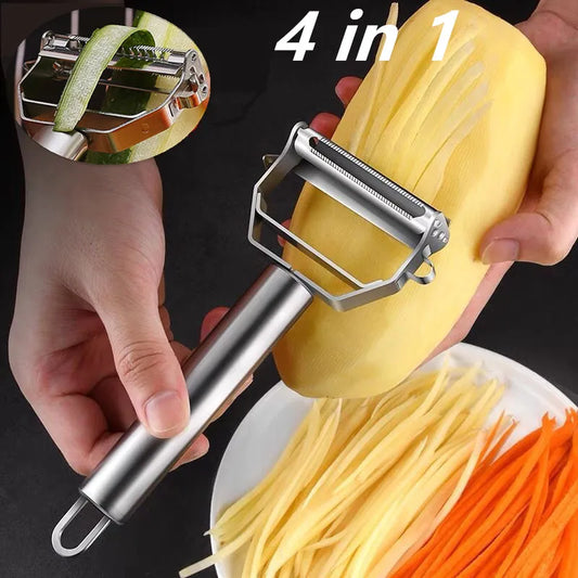 MultiPeel Pro - Descascador de legumbres y frutas en agua inoxidable | Practicade na Cozinha