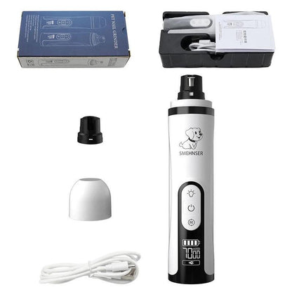 PawElegance Nail Grinder: Electric Trimmer with LED - FREE SHIPPING