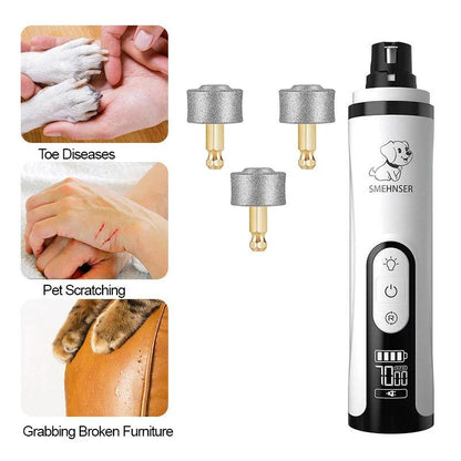 PawElegance Nail Grinder: Electric Trimmer with LED - FREE SHIPPING