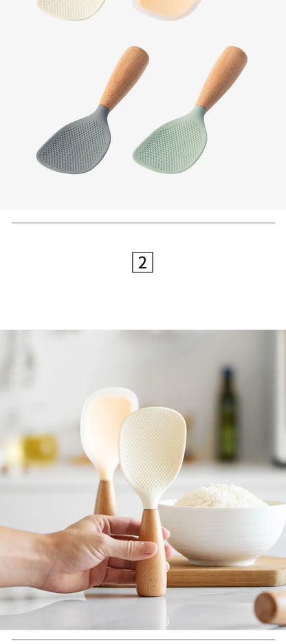 Non-Stick and Anti-Scalding Cooking Spoon - Safety and Practicality