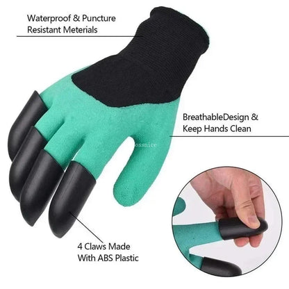 Luvas de Jardinagem com Garras Integradas - Escavação et Plantio Fácil | Protection et confort 