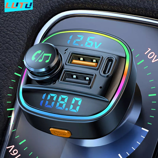 Transmetteur FM Bluetooth 5.0 avec Carregamento Rápido 22.5W 