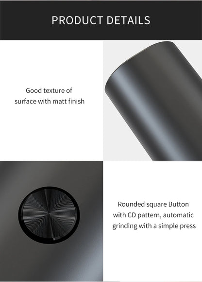 Moedor Automático de Temperos - Precisão Gourmet com Praticidade e Elegância - GRATIS GRATIS