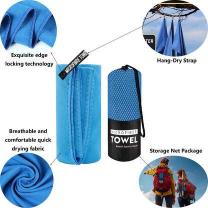 Toalha de Secagem Rápida TurboDry Sports - Confort et praticité pour les athlètes et les aventuriers