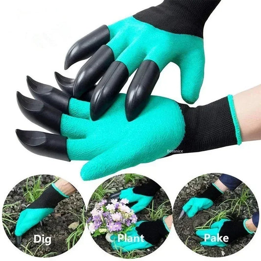 Luvas de Jardinagem com Garras Integradas - Escavação et Plantio Fácil | Protection et confort 