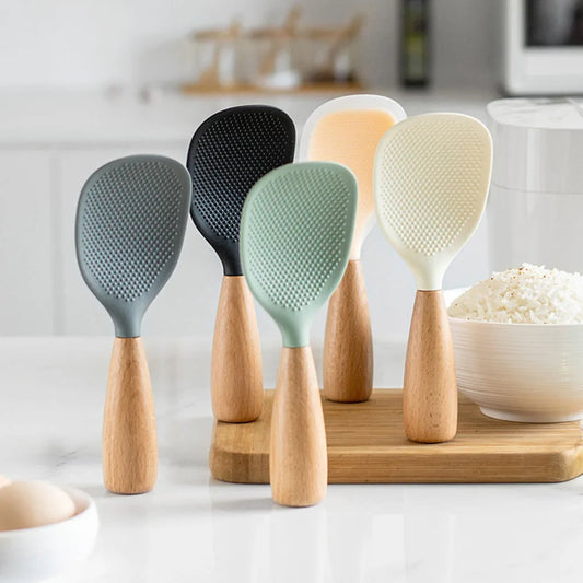 Non-Stick and Anti-Scalding Cooking Spoon - Safety and Practicality