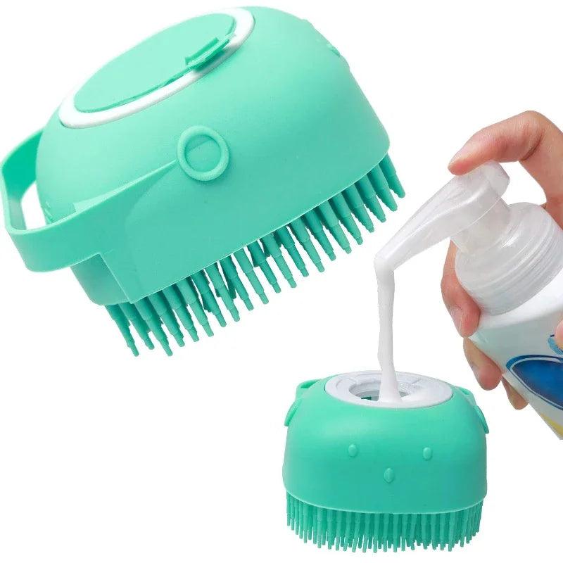 Brosse à shampooing pour animaux de compagnie PawsScrub