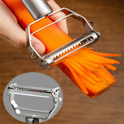 MultiPeel Pro - Descascador de legumbres y frutas en agua inoxidable | Practicade na Cozinha