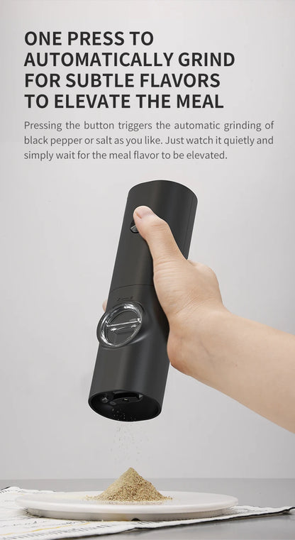 Moedor Automático de Temperos - Precisão Gourmet com Praticidade e Elegância - GRATIS GRATIS