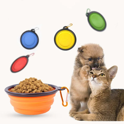 Mangeoire portative pliable pour chiens 2 em 1 – Comedouro e Bebedouro Portátil
