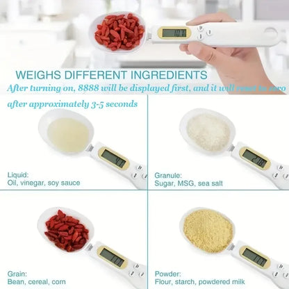 Mini Balança Digital de Cozinha LCD 500g Precisión 0.1g Portátil