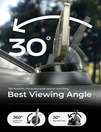 LISEN 360° ProMount – Support universel pour téléphone portable avec rotation complète 